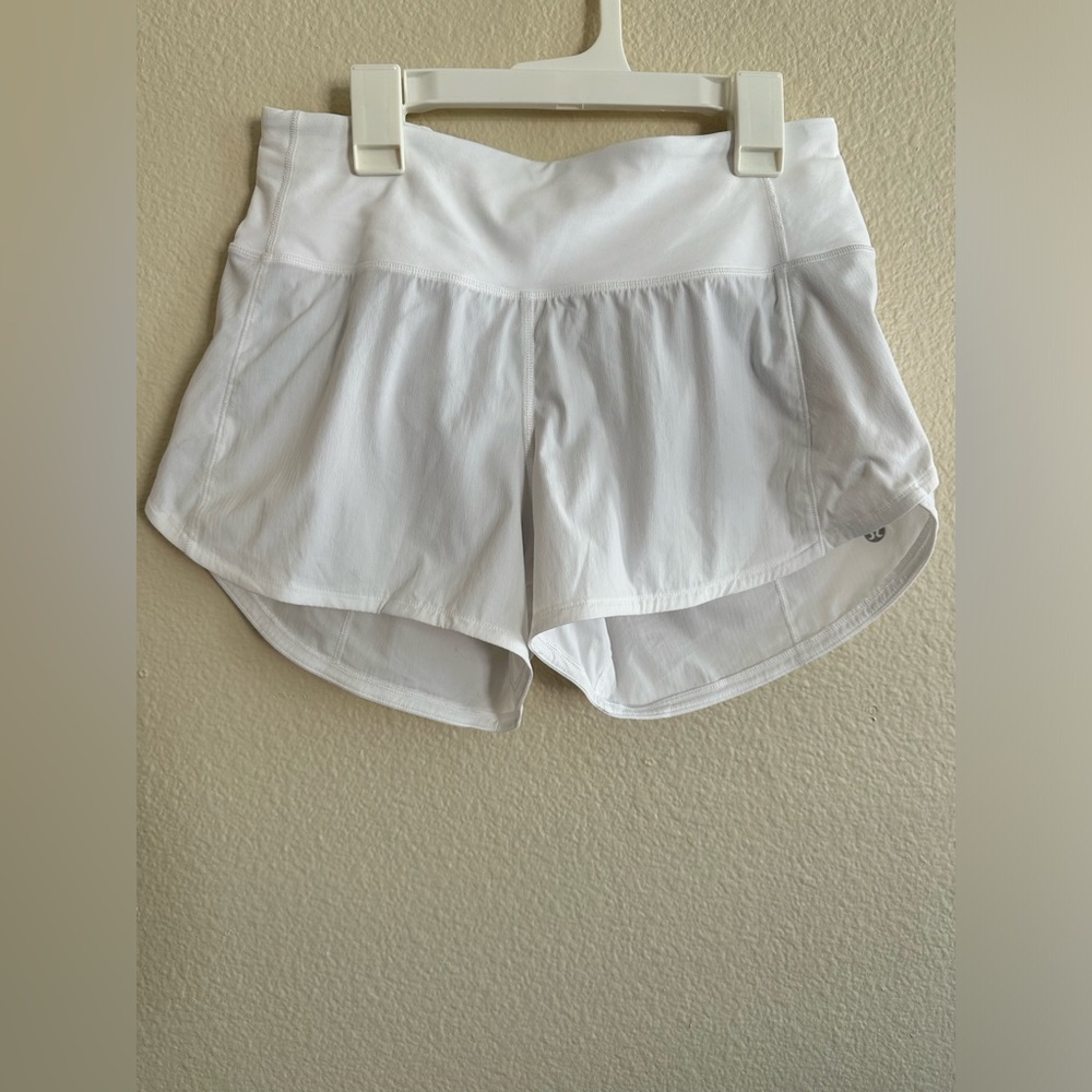 White Lululemon Shorts Size 4
